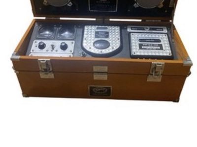 Charles Lindbergh "Spirit of St Louis" CD and Cassette Tape Box/Speakers