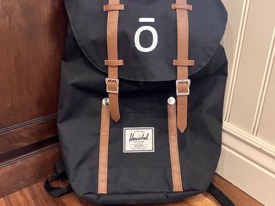 Herschel Supply Co. Little America Backpack Black Tan Strap