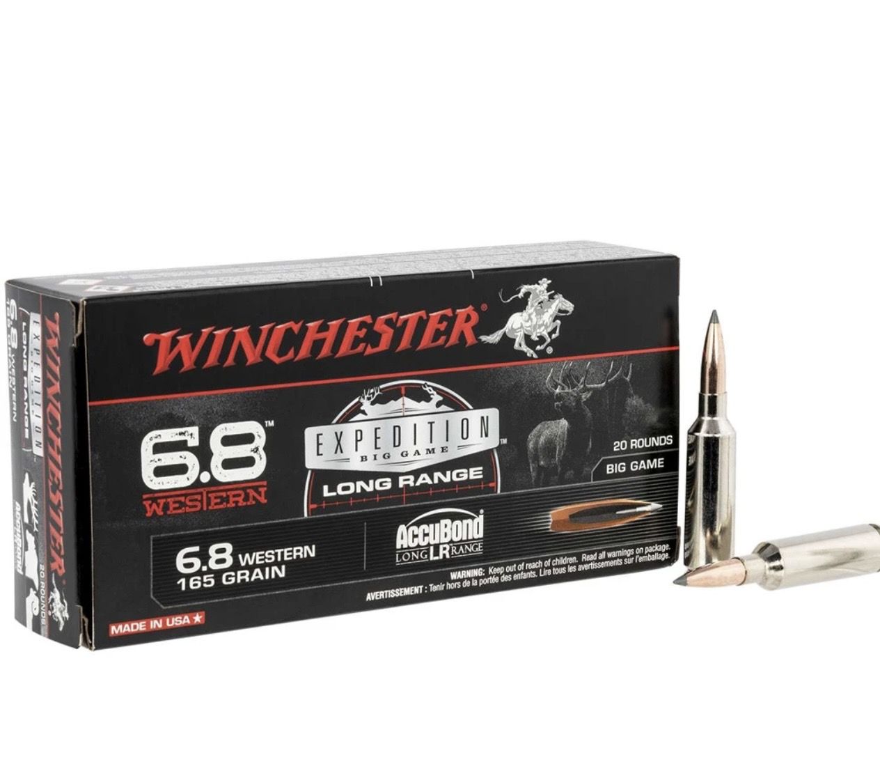6.8 west ammo