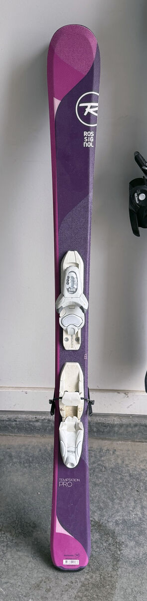 ROSSIGNOL Skis Kids TEMPTATION PRO skis 122CM + LOOK 4.5 bindings