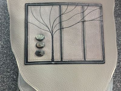 Handmade leather crossbody bag