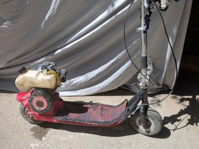 Vintage Gas-Powered Scooter - Great Project Piece!