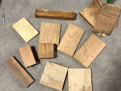 Box Of Random Wood Blanks