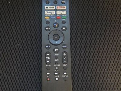 Sony RMF-TX520U Smart TV Voice Remote Control with Netflix YouTube Disney+ Prime Video Buttons