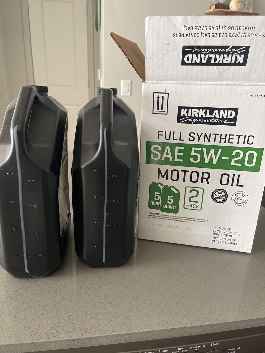 5W-20 full synthetic oil - 7 quarts