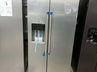 NEW MAYTAG 28.7 C FT STAINLESS SIDE BY SIDE
