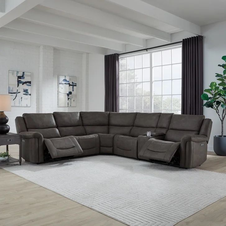 Carlin Fabric Power Reclining Sectional ( Costco )
