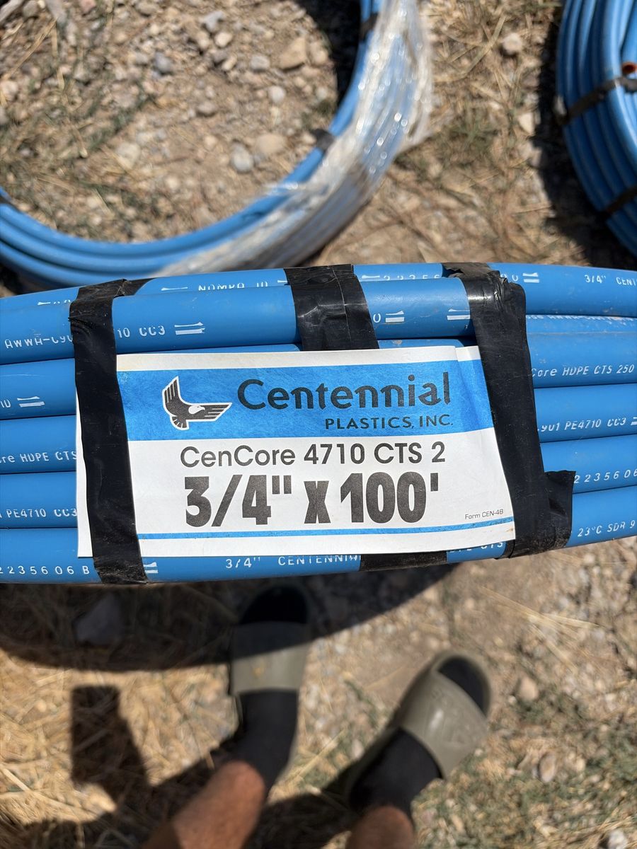 Centennial Plastics CenCore 4710 CTS 2 3/4" x 100' HDPE Pipe Coils