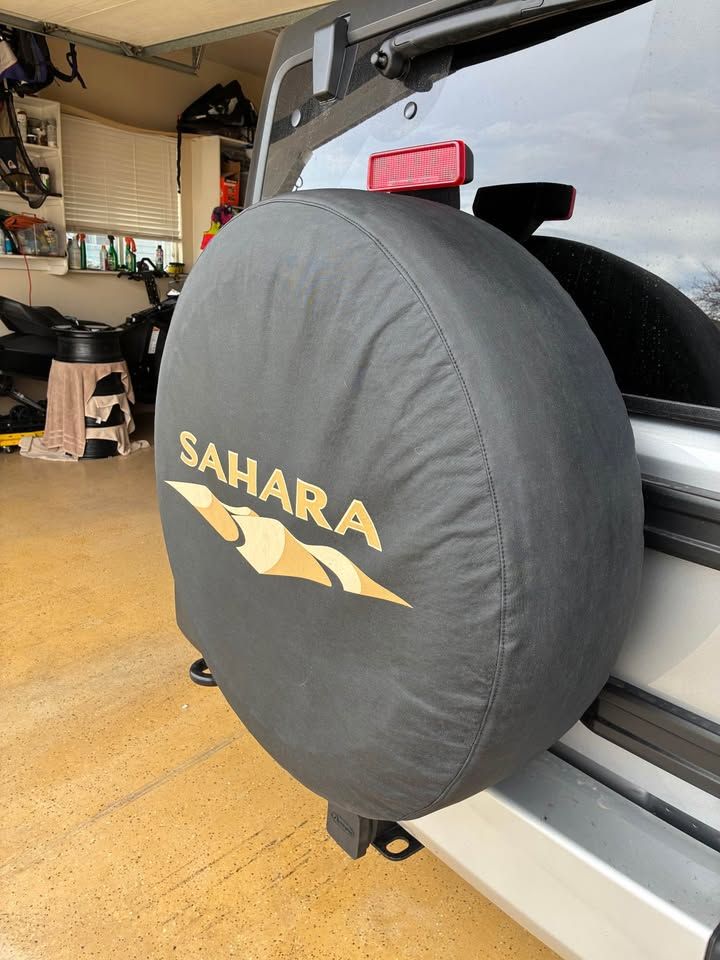 Jeep Wrangler Sahara Spare Tire Cover