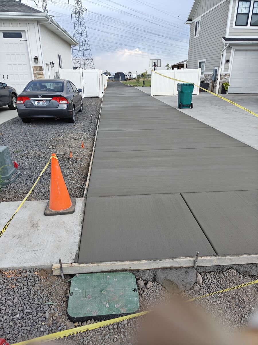 Concrete Work | RV Pads | Stamped Concrete | Sports Courts | Gravel Products | Walkout Basements