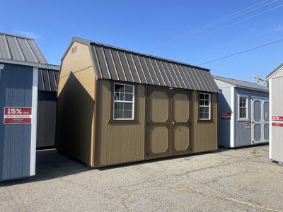 Blends Right In, Stands Way Out in Storage! 10x16 Side Lofted Barn Shed!