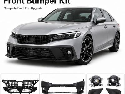 Front Bumper Kit with Grille and Fog Lights for 2020-2023 Honda Civic - New