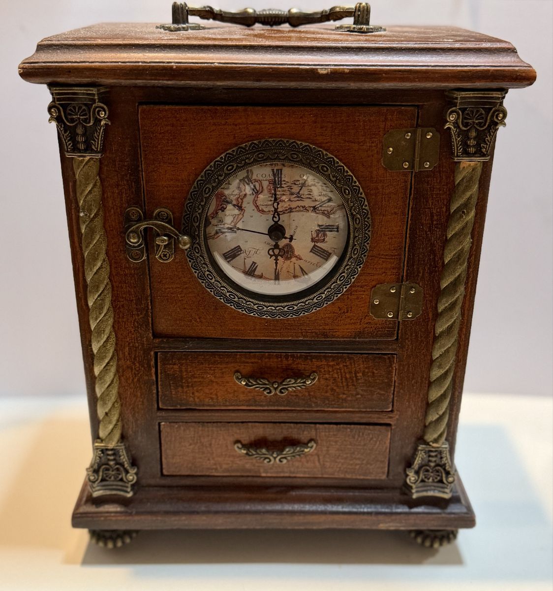 Wurlitzer LImited Edition Cabinet Clock W/Cert.