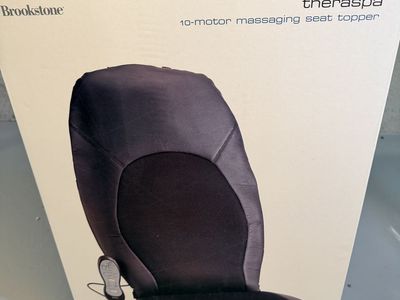 BROOKSTONE theraspa Massaging Seat Topper