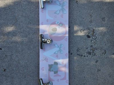 Pink Wooden 'LOVE' Wall-Mounted Photo Display Board with Metal Clips