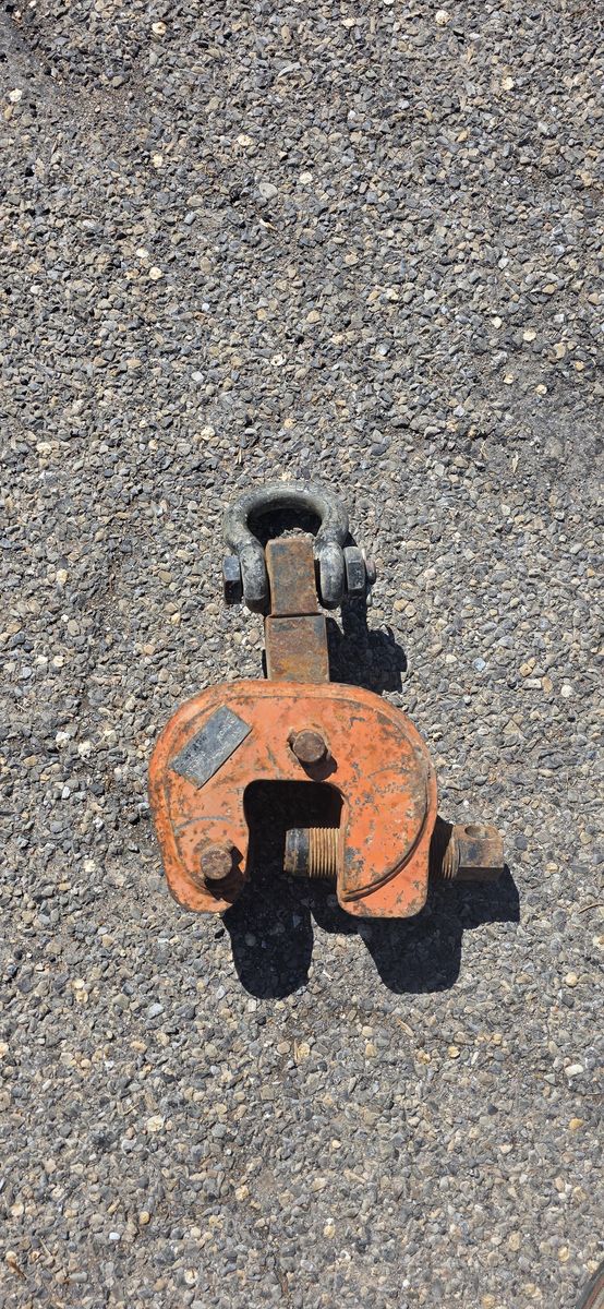 Renfroe SCPA Lifting Plate Clamp 8-ton 0 To 2-1/2 in. Screw Clamp