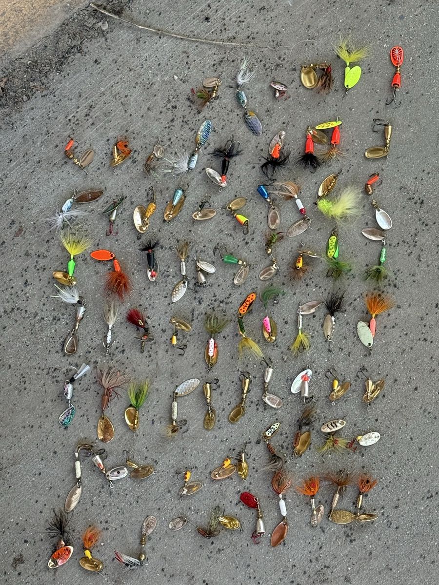Super Large Assortment of Fishing Lures, Spoons, Rapalas, Spinners