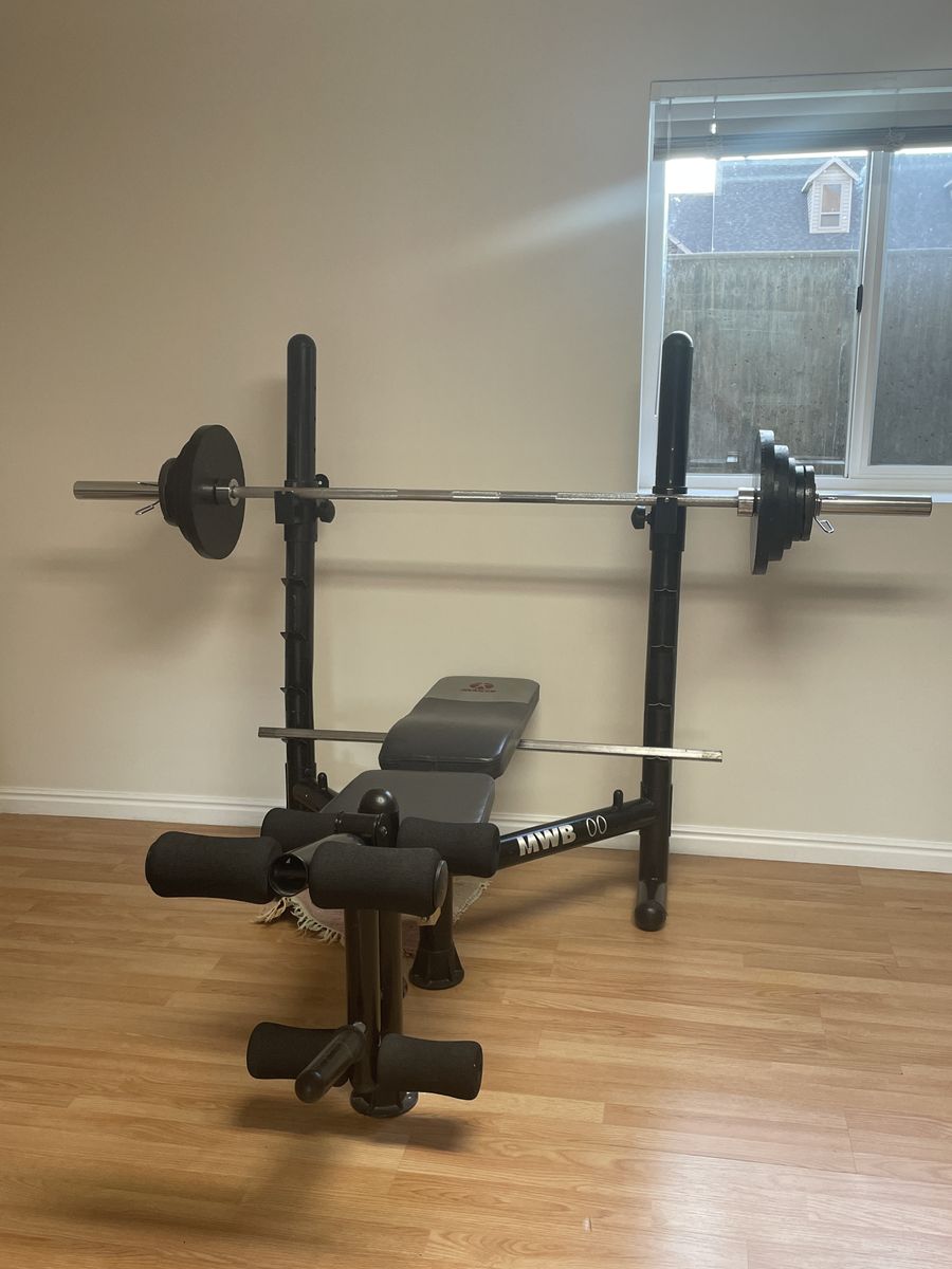 Adjustable Weight Set + Barbell Set + Plates+ ball