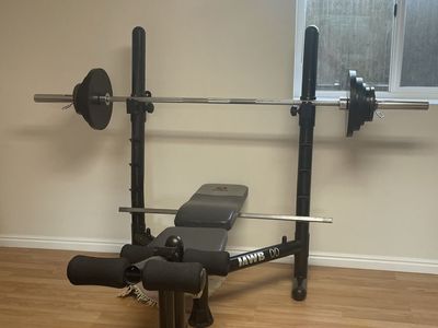 Adjustable Weight Set + Barbell Set + Plates+ ball