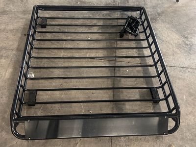 Black Universal Car Roof Rack Cargo Basket for SUV, Car Top Luggage Holder