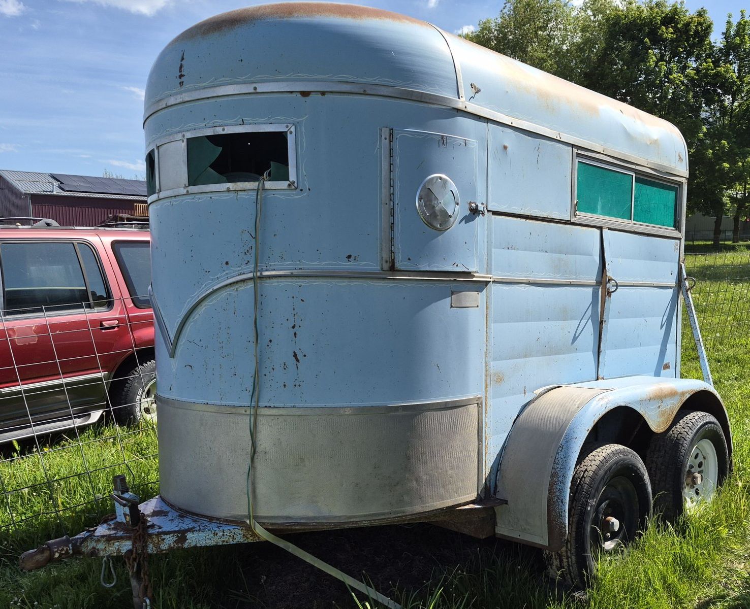 1976 two-horse bumper pull trailer