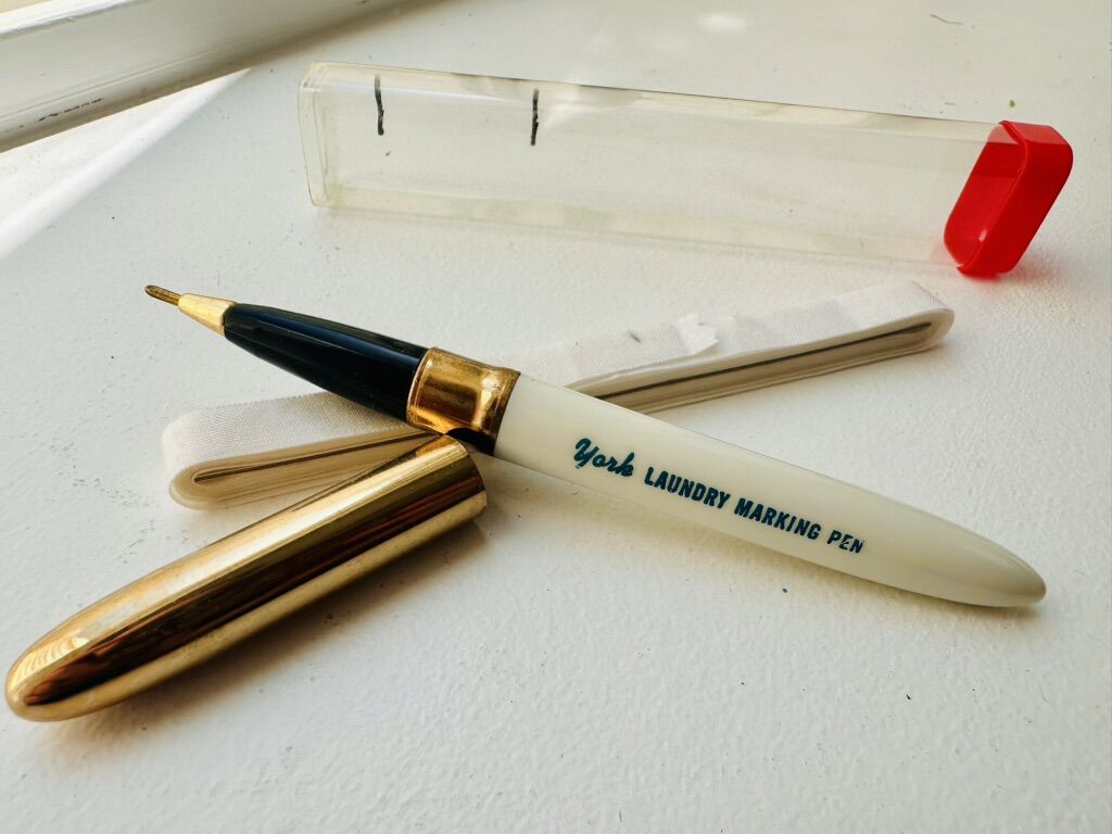 Vintage York Laundry Marking Pen