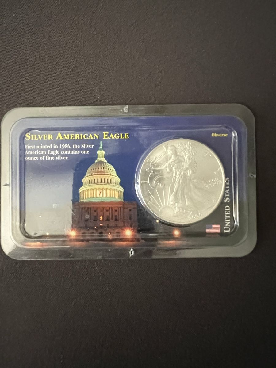 2000 Silver American Eagle 1 oz .999 Fine Silver Uncirculated Coin by Littleton Coin Company