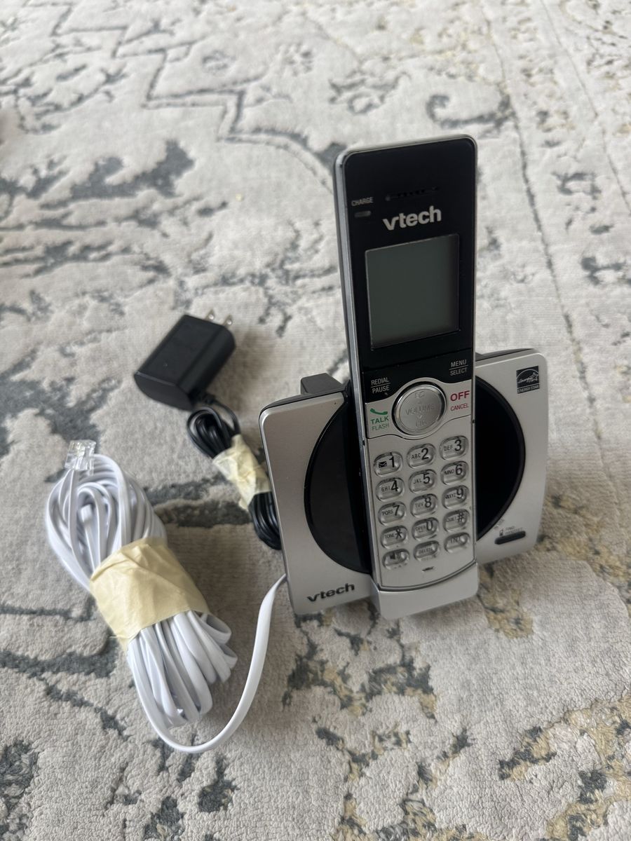 VTech Cordless Landline Telephone with Base and Power Adapter