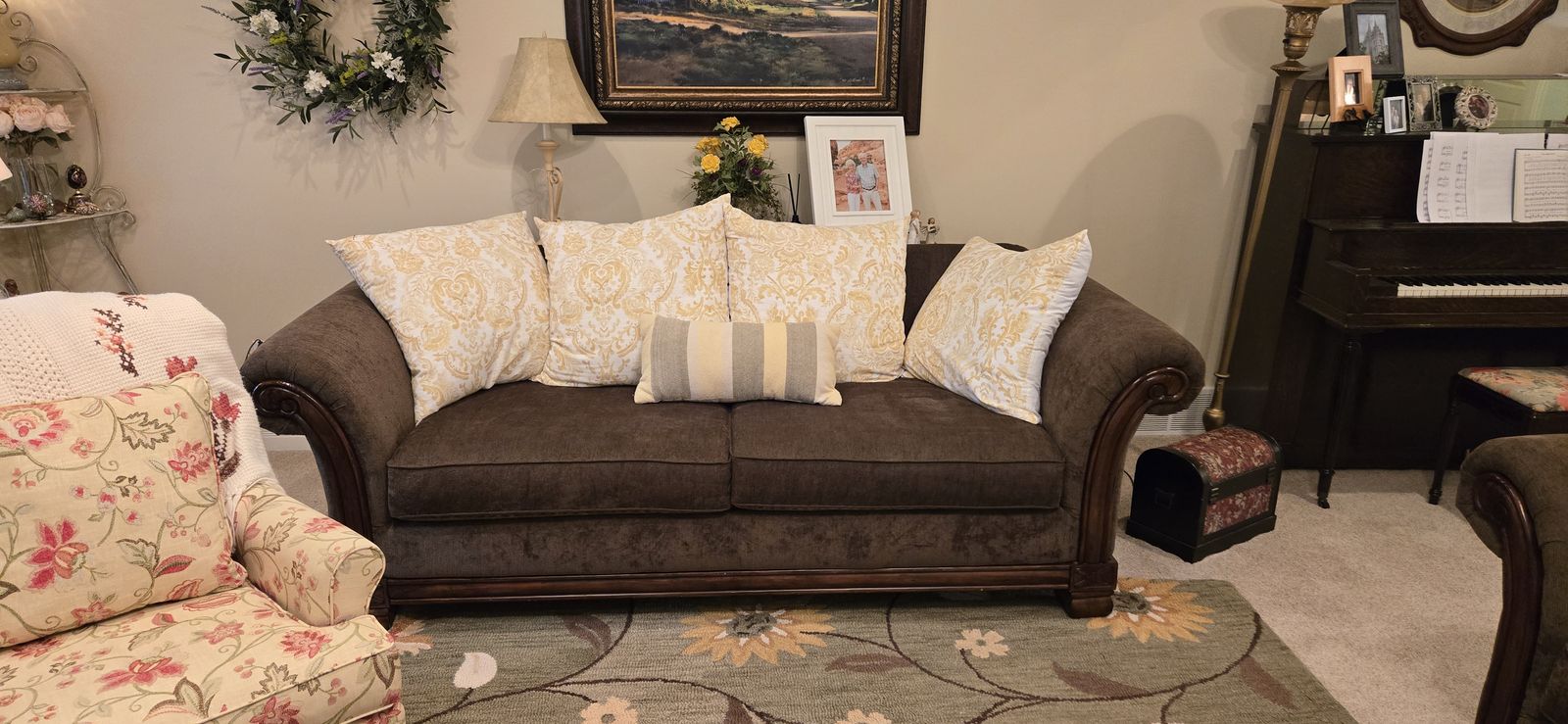 Couch and loveseat