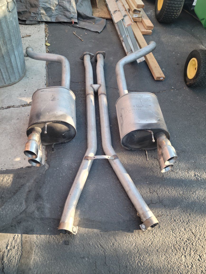 Corvette C6 Stock Exhaust System Mufflers & X-Pipe