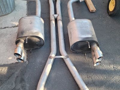 Corvette C6 Stock Exhaust System Mufflers & X-Pipe