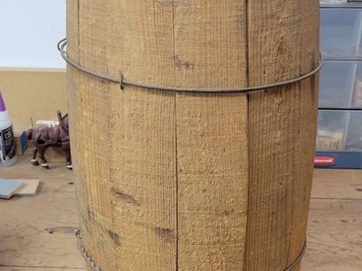Vintage Wooden Barrel Rustic