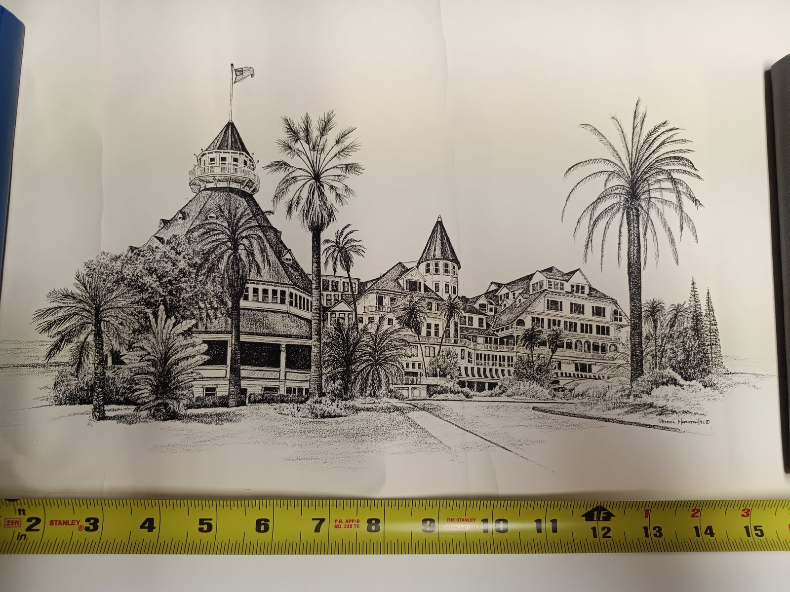 Pencil Drawing of Hotel del Coronado