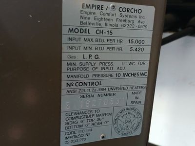 ventless propane heater