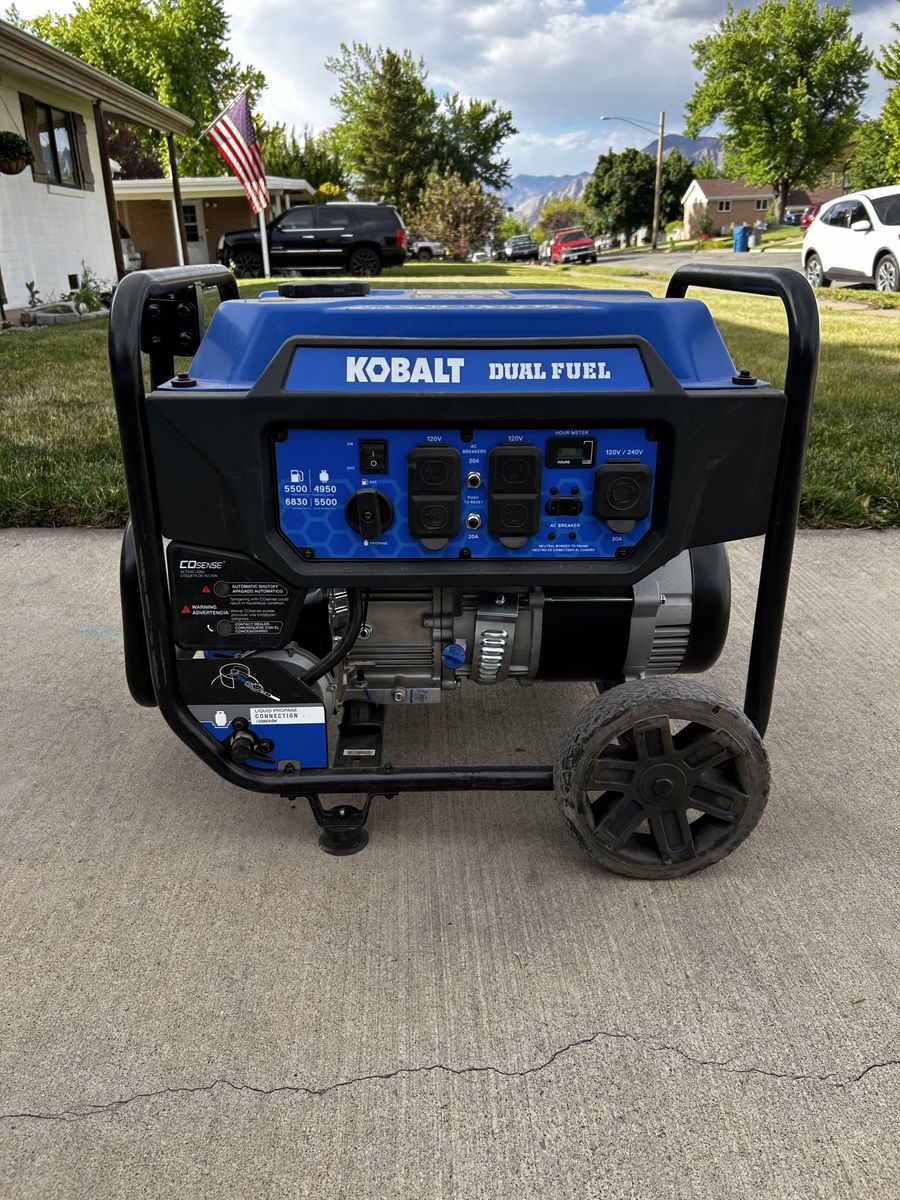 Kobalt 5500 Watt Portable Dual Fuel Generator