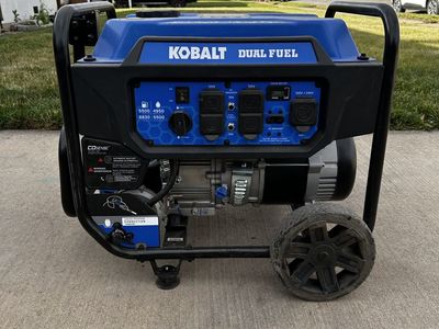 Kobalt 5500 Watt Portable Dual Fuel Generator