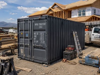 20’ One Trip Shipping Container | Contractor Storage | Job Site Container