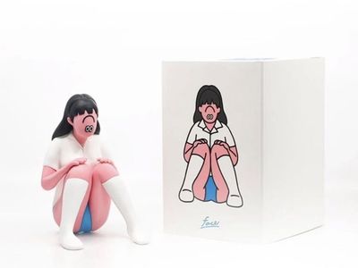 AllRightsReserved x FACE Oka Oh! Sit! Vinyl Figure