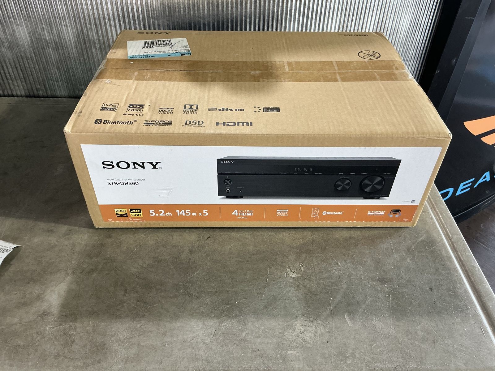 Sony STR-DH590 5.2 Channel 4K HDR AV Receiver with Bluetooth E75014331