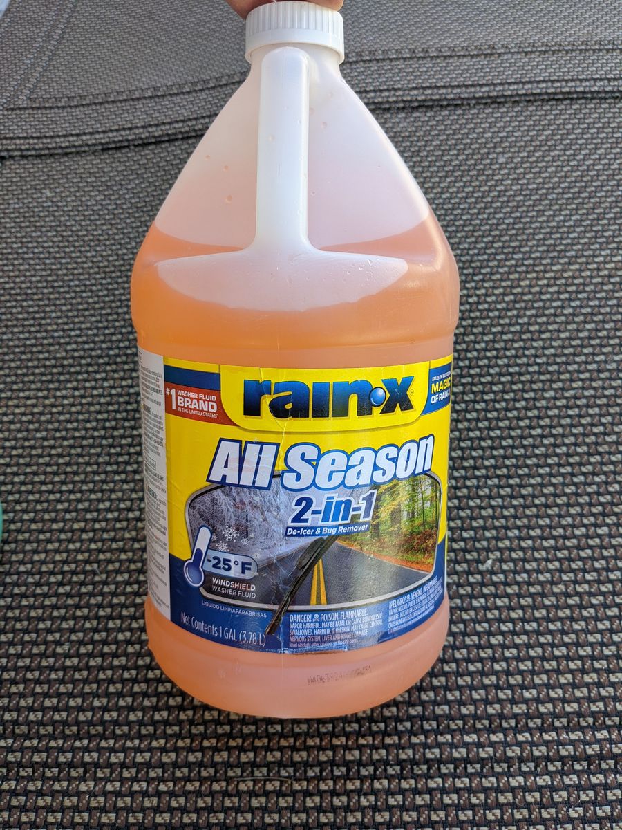 Rain-x All Season 2 in 1 Full Gallon / Washer Fluid