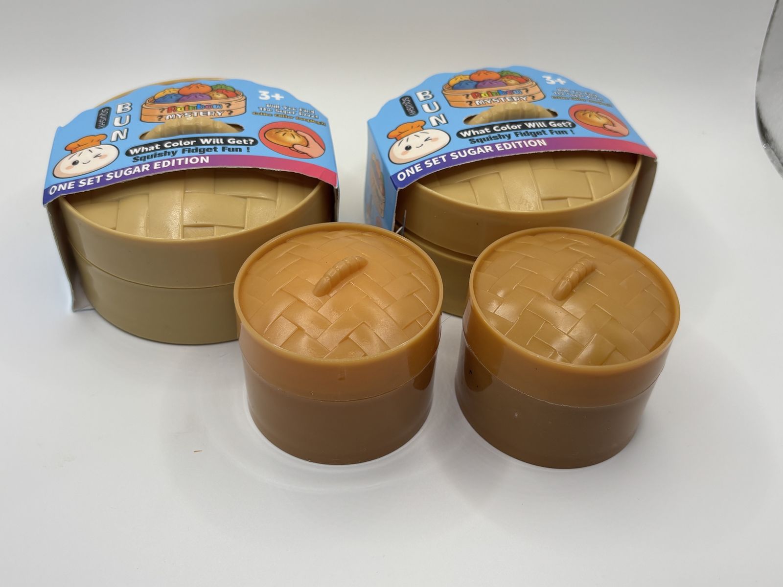 Viral squishy dumplings, small, mini, squishy cube