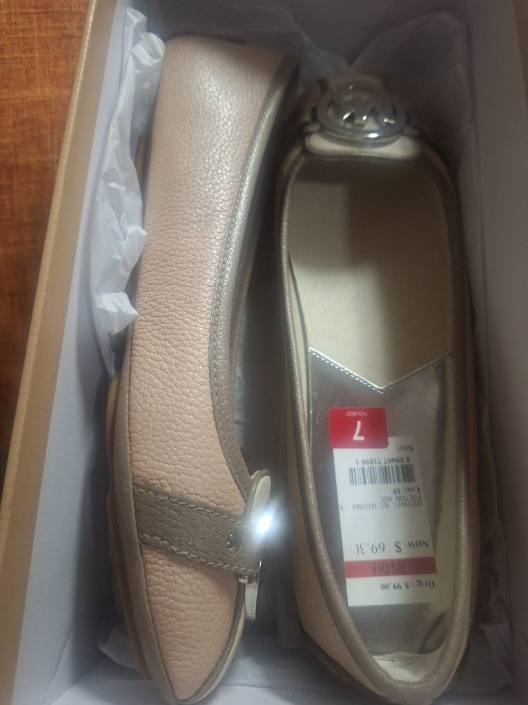 Michael Kors Ballet Flats Size 7 - Blush, Taupe & Light Beige NEW