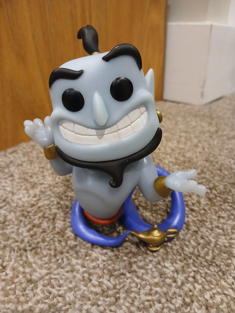 Funko Pop! Disney Aladdin Genie with Lamp #476 Vinyl Figure - Excellent Condition