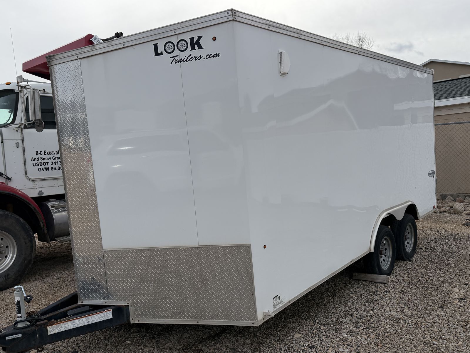 Enclosed Look Trailer