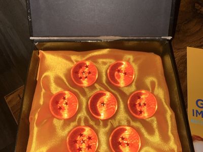 Dragon Ball Z Replica 7-Star Dragon Balls Set with Gift Box - Collector's Edition