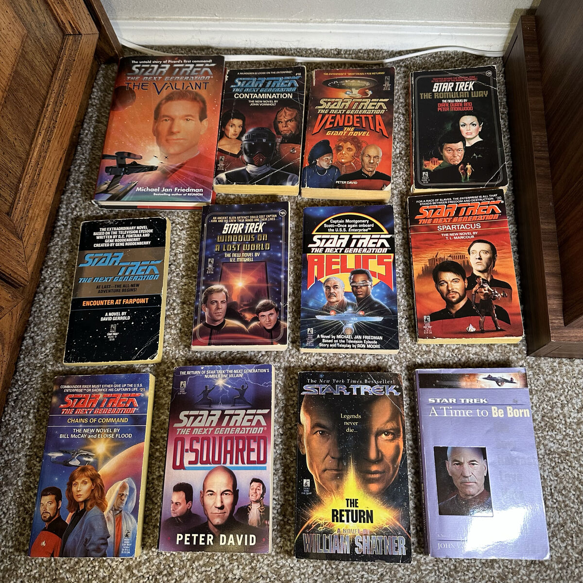 Star Trek Book Lot