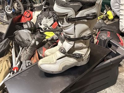 Fly Racing Maverik Motocross Boots Size 13 (EU 48) Gray