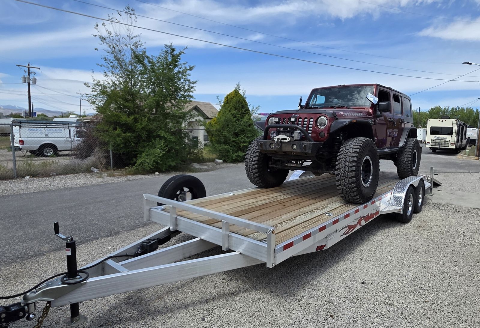 2026 Wolverine Aluminum 7x22 Car Hauler – 10K GVWR, Never Titled