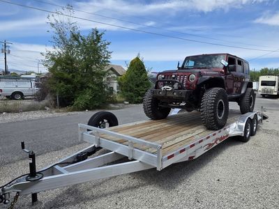 2026 Wolverine Aluminum 7x22 Car Hauler – 10K GVWR, Never Titled