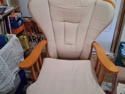 Wooden Glider Rocking Chair (Bountiful)